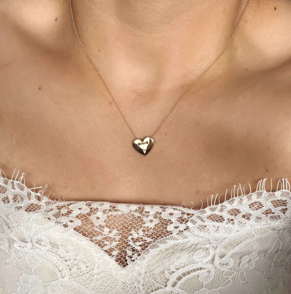 CZ Heart Necklace