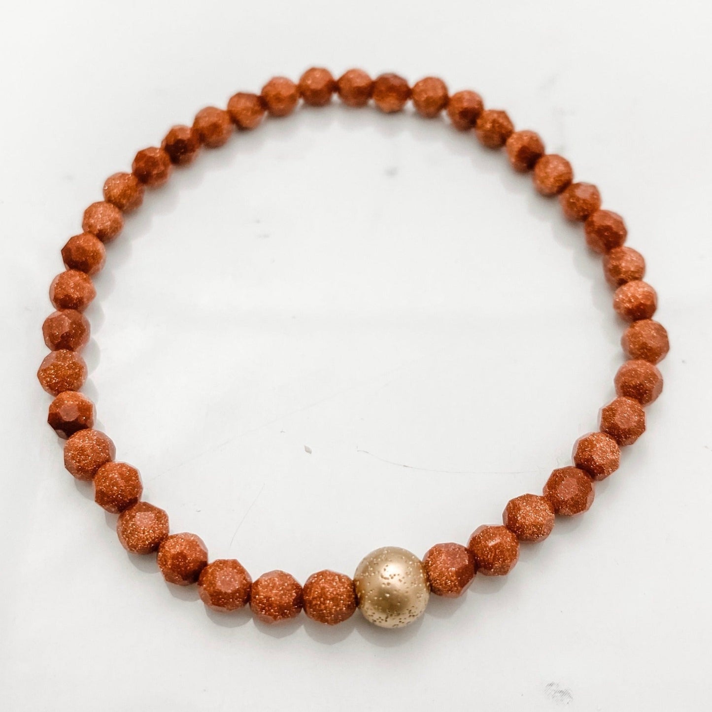 Goldstone Glitter Bracelet
