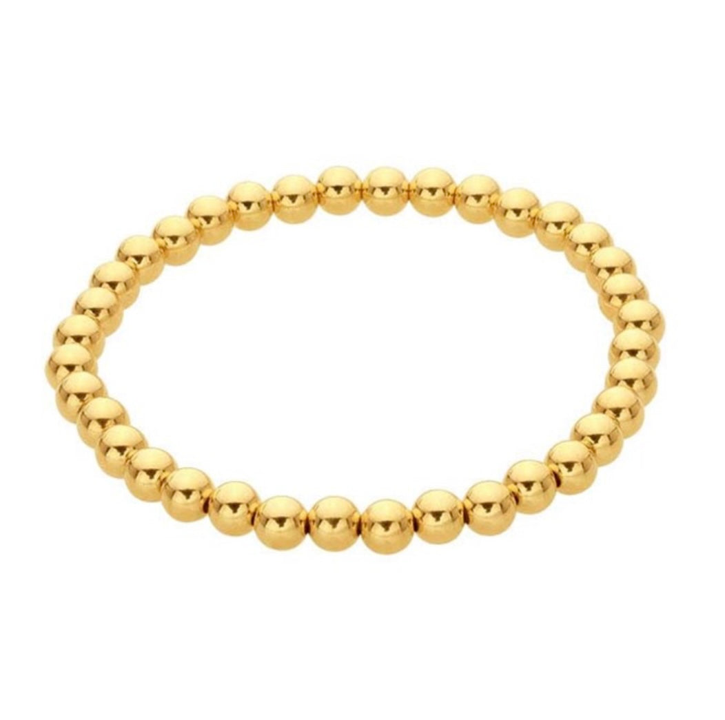 5mm Gold Ball Bracelet