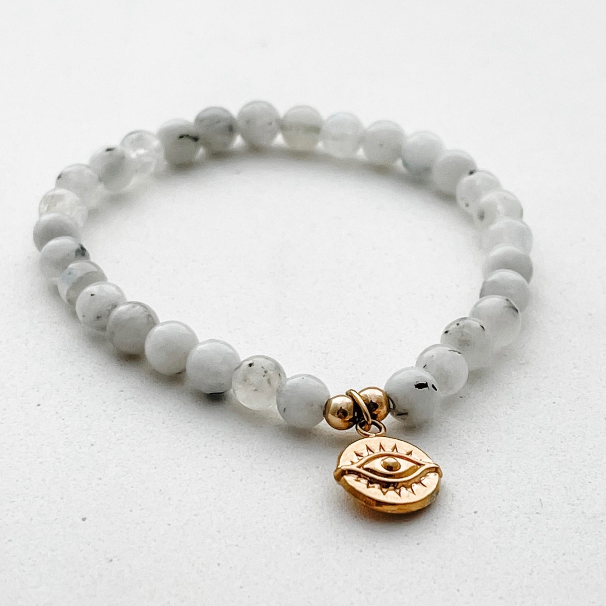 Moonstone Evil Eye bracelets